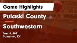 Pulaski County  vs Southwestern  Game Highlights - Jan. 8, 2021