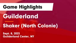Guilderland  vs Shaker  (North Colonie) Game Highlights - Sept. 8, 2023