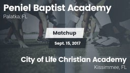 Matchup: Peniel Baptist Acade vs. City of Life Christian Academy  2017