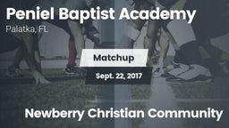 Matchup: Peniel Baptist Acade vs. Newberry Christian Community 2017