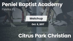 Matchup: Peniel Baptist Acade vs. Citrus Park Christian 2017