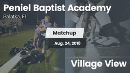 Matchup: Peniel Baptist Acade vs. Village View 2018