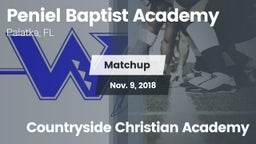 Matchup: Peniel Baptist Acade vs. Countryside Christian Academy 2018
