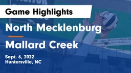 North Mecklenburg  vs Mallard Creek  Game Highlights - Sept. 6, 2022
