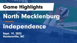 North Mecklenburg  vs Independence Game Highlights - Sept. 19, 2022