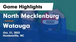 North Mecklenburg  vs Watauga  Game Highlights - Oct. 21, 2023