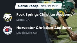 Recap: Rock Springs Christian Academy vs. Harvester Christian Academy  2021