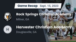 Recap: Rock Springs Christian Academy vs. Harvester Christian Academy  2023