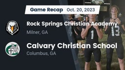 Recap: Rock Springs Christian Academy vs. Calvary Christian School 2023