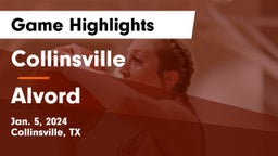 Collinsville  vs Alvord  Game Highlights - Jan. 5, 2024