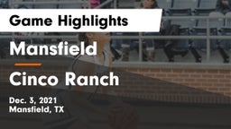 Mansfield  vs Cinco Ranch  Game Highlights - Dec. 3, 2021