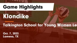 Klondike  vs Talkington School for Young Women Leaders Game Highlights - Oct. 7, 2023