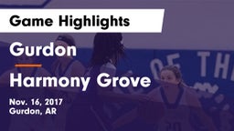Gurdon  vs Harmony Grove  Game Highlights - Nov. 16, 2017