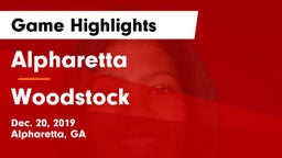 Alpharetta  vs Woodstock  Game Highlights - Dec. 20, 2019