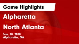 Alpharetta  vs North Atlanta  Game Highlights - Jan. 28, 2020
