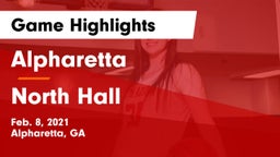 Alpharetta  vs North Hall  Game Highlights - Feb. 8, 2021