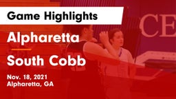 Alpharetta  vs South Cobb  Game Highlights - Nov. 18, 2021