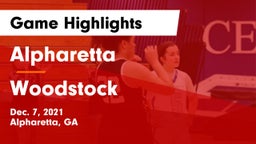 Alpharetta  vs Woodstock  Game Highlights - Dec. 7, 2021