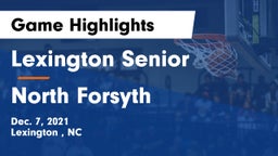 Lexington Senior  vs North Forsyth  Game Highlights - Dec. 7, 2021