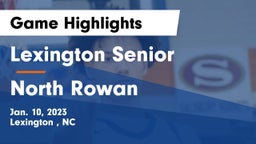 Lexington Senior  vs North Rowan  Game Highlights - Jan. 10, 2023