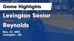 Lexington Senior  vs Reynolds  Game Highlights - Nov. 22, 2023