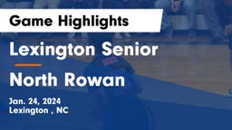 Lexington Senior  vs North Rowan  Game Highlights - Jan. 24, 2024