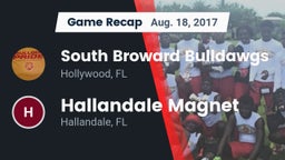 Recap: South Broward  Bulldawgs vs. Hallandale Magnet  2017