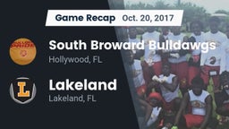 Recap: South Broward  Bulldawgs vs. Lakeland  2017