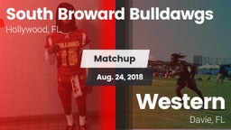 Matchup: South Broward High vs. Western  2018