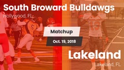 Matchup: South Broward High vs. Lakeland  2018