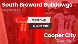 Matchup: South Broward High vs. Cooper City  2019