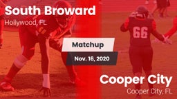 Matchup: South Broward High vs. Cooper City  2020
