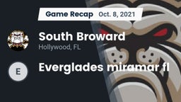 Recap: South Broward  vs. Everglades  miramar fl 2021