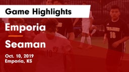 Emporia  vs Seaman  Game Highlights - Oct. 10, 2019