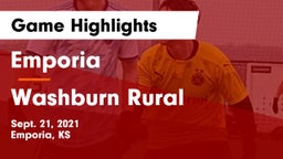 Emporia  vs Washburn Rural Game Highlights - Sept. 21, 2021