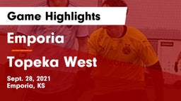 Emporia  vs Topeka West  Game Highlights - Sept. 28, 2021