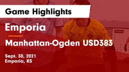 Emporia  vs Manhattan-Ogden USD383 Game Highlights - Sept. 30, 2021