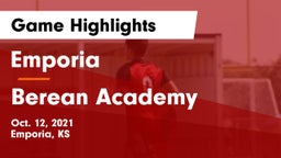 Emporia  vs Berean Academy Game Highlights - Oct. 12, 2021