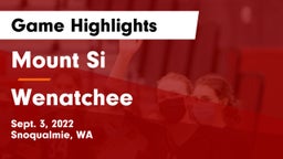 Mount Si  vs Wenatchee  Game Highlights - Sept. 3, 2022