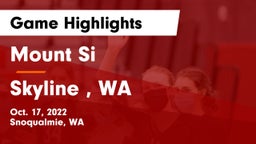 Mount Si  vs Skyline , WA Game Highlights - Oct. 17, 2022