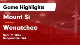 Mount Si  vs Wenatchee  Game Highlights - Sept. 2, 2023