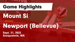 Mount Si  vs Newport  (Bellevue) Game Highlights - Sept. 21, 2023