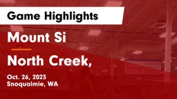 Mount Si  vs North Creek,  Game Highlights - Oct. 26, 2023