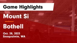 Mount Si  vs Bothell Game Highlights - Oct. 28, 2023
