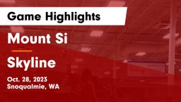 Mount Si  vs Skyline Game Highlights - Oct. 28, 2023