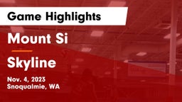 Mount Si  vs Skyline Game Highlights - Nov. 4, 2023