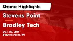 Stevens Point  vs Bradley Tech  Game Highlights - Dec. 28, 2019