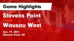 Stevens Point  vs Wausau West  Game Highlights - Jan. 19, 2021