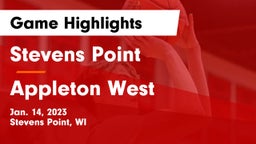 Stevens Point  vs Appleton West  Game Highlights - Jan. 14, 2023