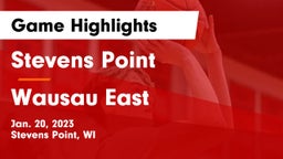 Stevens Point  vs Wausau East  Game Highlights - Jan. 20, 2023